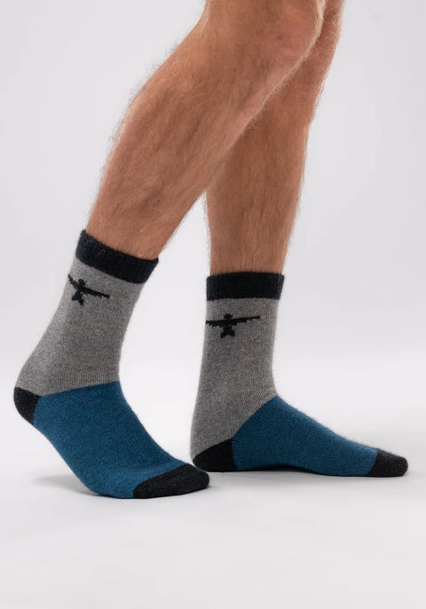 Colour Block Socks in Various Colours