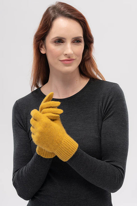 Merino and Possum Gloves in Assorted Colours