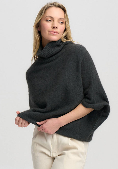 Air Cape Sweater in Basalt