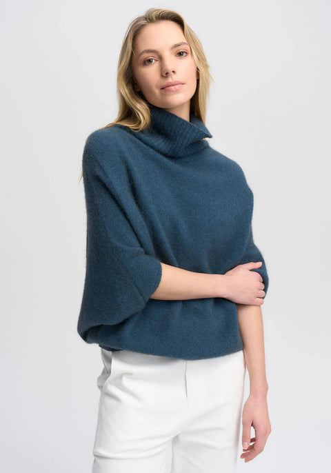 Air Cape Sweater in Deep Sea