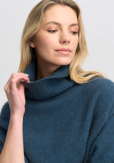 Air Cape Sweater in Deep Sea