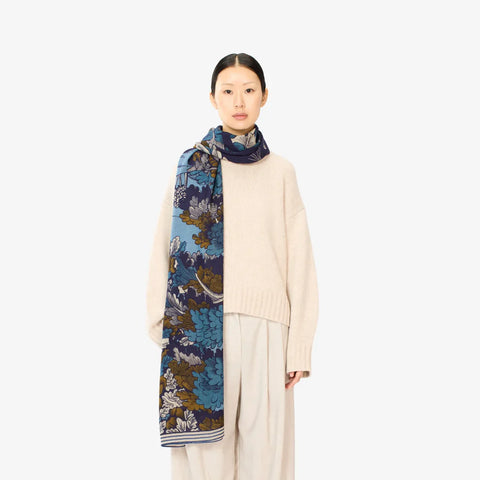 Panthere Scarf in Blue