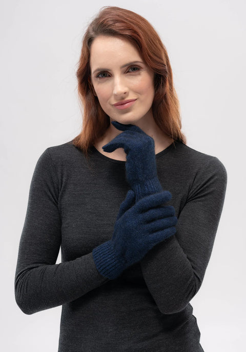 Merino and Possum Gloves in Assorted Colours