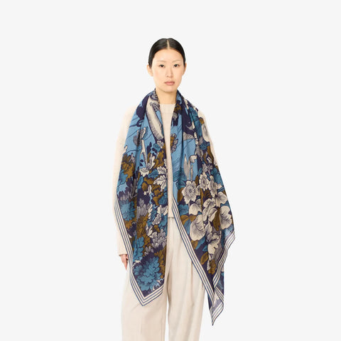 Panthere Scarf in Blue