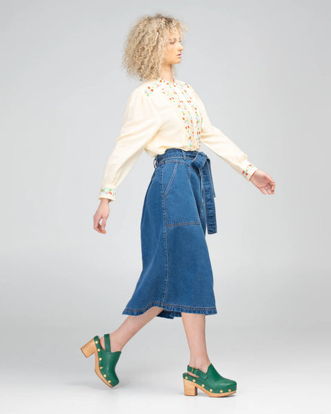 Isla Skirt in Brando Denim