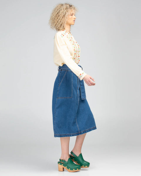 Isla Skirt in Brando Denim