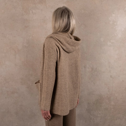 Nomadic Hoodie Coat in Spelt