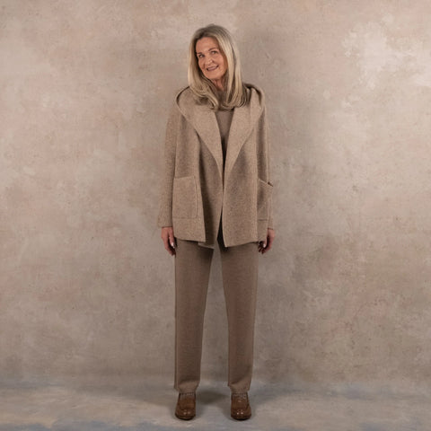 Nomadic Hoodie Coat in Spelt