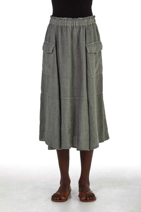 Gasita Skirt in Eucalyptus