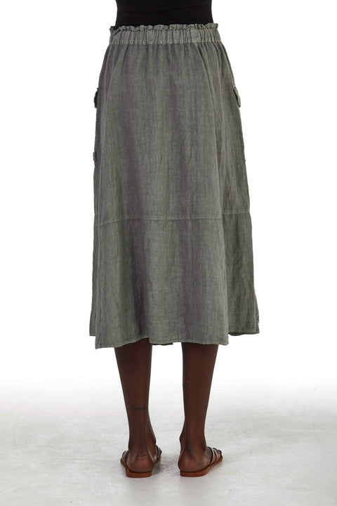 Gasita Skirt in Eucalyptus