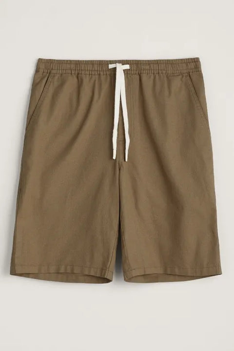 Lighterman Cotton Pique Short in Gully