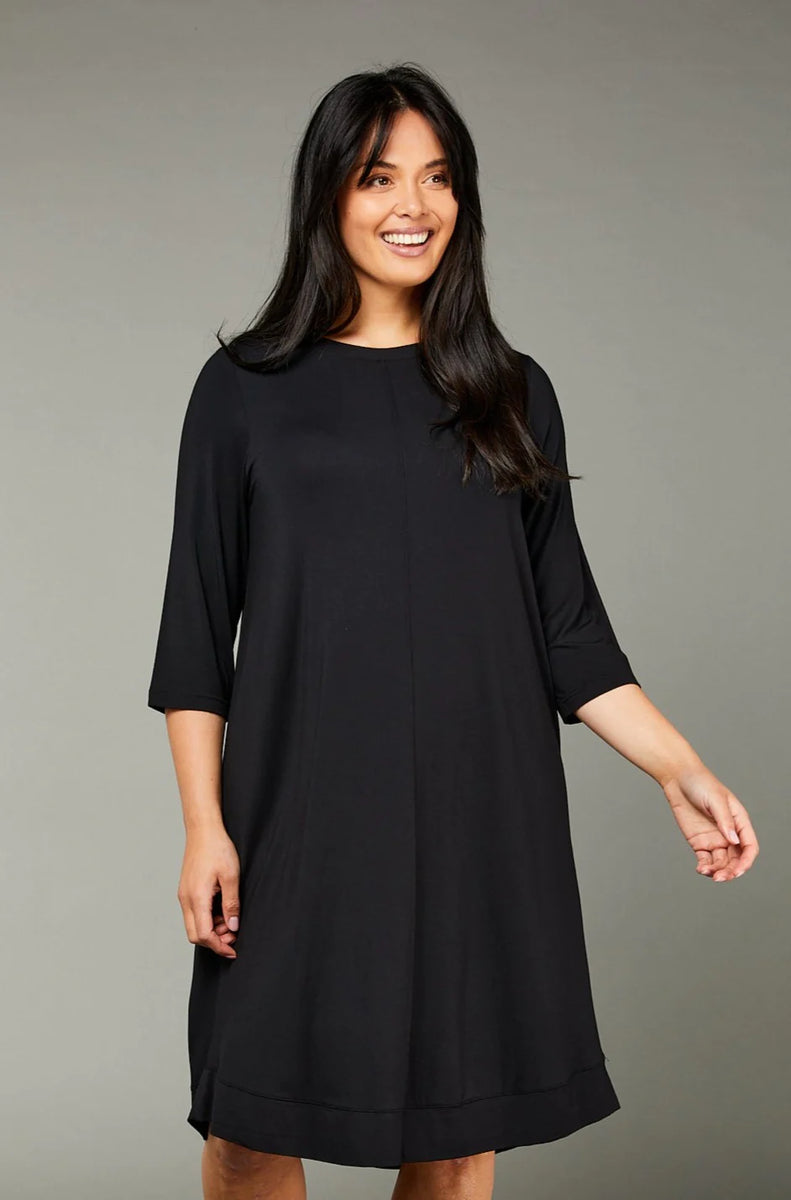 Luna Aline Dress in Black– Dalcheri